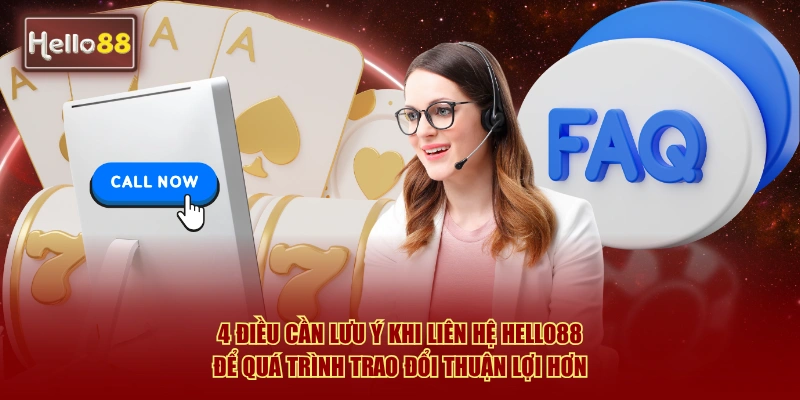 4 Điều cần lưu ý khi liên hệ Hello88 để quá trình trao đổi thuận lợi hơn