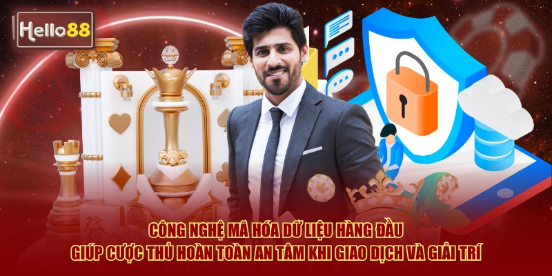 Công nghệ mã hóa dữ liệu hàng đầu giúp cược thủ hoàn toàn an tâm khi giao dịch và giải trí