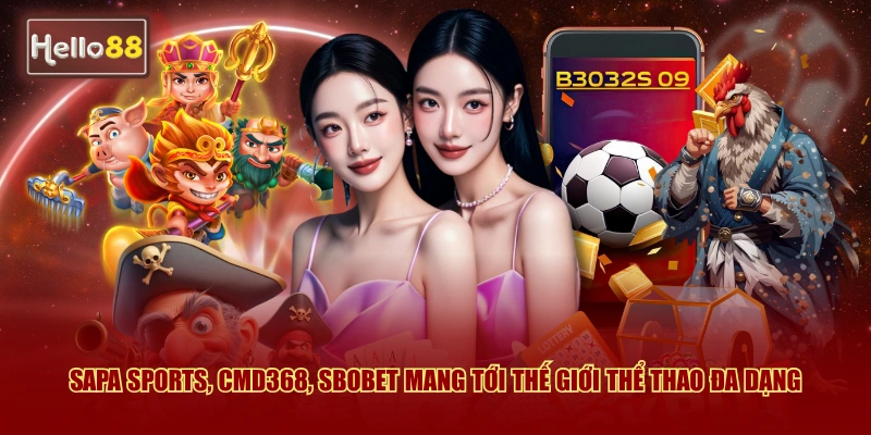 Sapa Sports, CMD368, SBOBET mang tới thế giới thể thao đa dạng