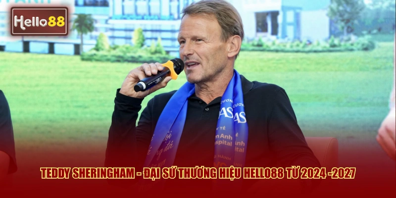 Teddy Sheringham - Đại sứ thương hiệu Hello88 từ 2024 -2027