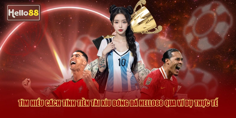 Tìm hiểu cách tính tiền tài xỉu bóng đá Hello88 qua ví dụ thực tế